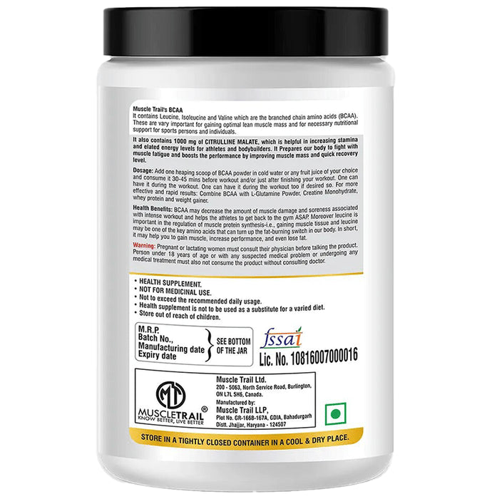 Muscle Trail Essential Series BCAA Powder Wild Berry
