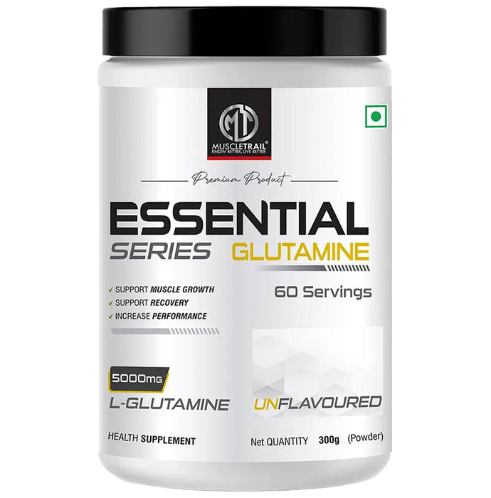 Muscle Trail Essential Series Glutamine Powder Unflavored - Classic Derma