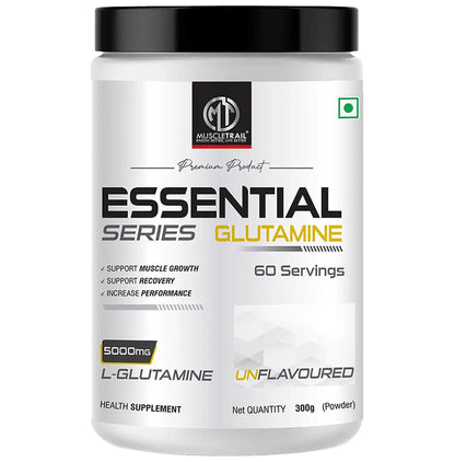 Muscle Trail Essential Series Glutamine Powder Unflavored - Classic Derma