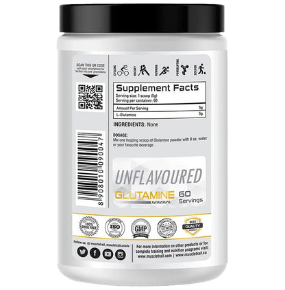 Muscle Trail Essential Series Glutamine Powder Unflavored