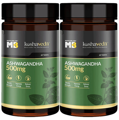 MuscleBlaze Ashwagandha 1000mg Tablet (60 Each) - Classic Derma