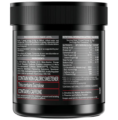 Muscleblaze Combo Pack of Creatine Monohydrate & Pre-Workout 200 Xtreme (100gm Each) Unflavored & Berry Bolt
