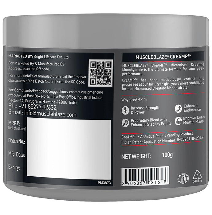 Muscleblaze Combo Pack of Creatine Monohydrate & Pre-Workout 200 Xtreme (100gm Each) Unflavored & Berry Bolt