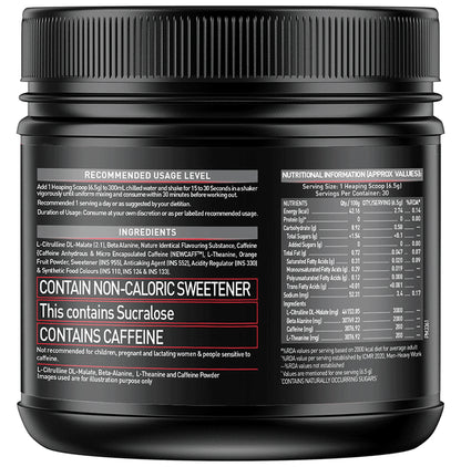 MuscleBlaze MB Pre-Workout 200 Xtreme Powder Rola Cola