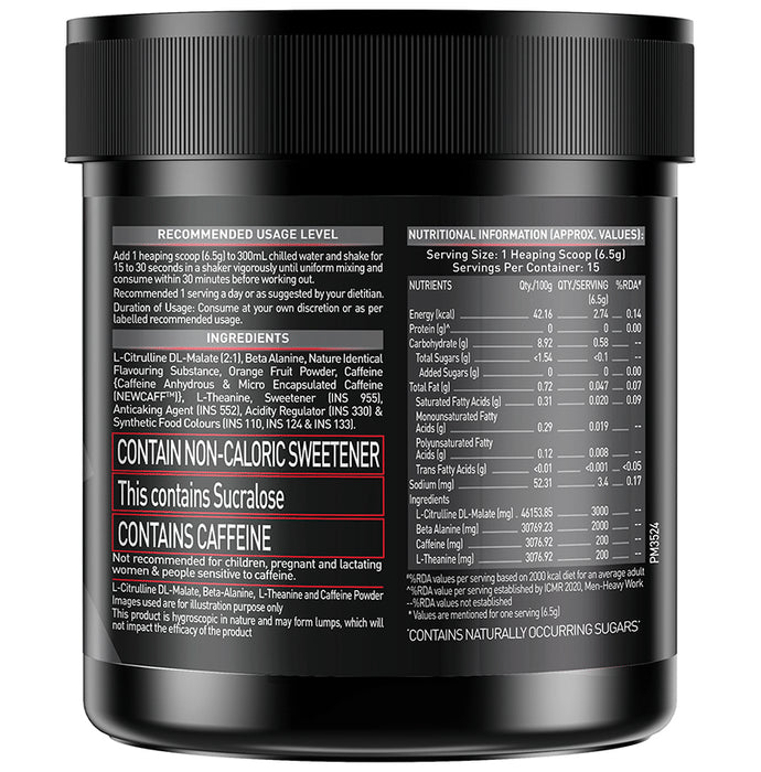 MuscleBlaze MB Pre-Workout 200 Xtreme Powder Rola Cola