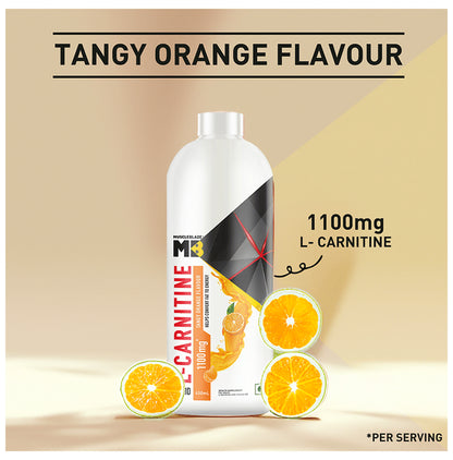 MuscleBlaze With L-Carnitine for Energy, Fat Metabolism & Performance | Tangy Orange