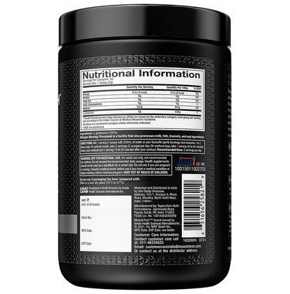 Muscletech Platinum 100% Glutamine Powder Unflavoured
