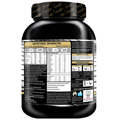 MuscleXP Beginner's Whey Protein with Digestive Enzymes Double Chocolate with Shaker