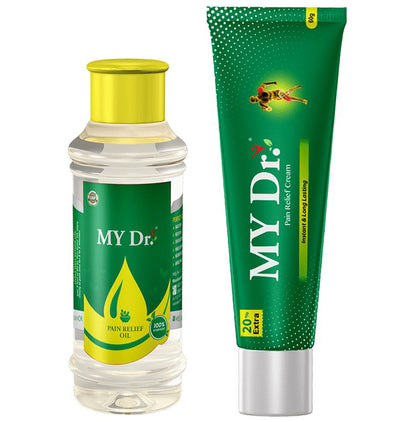 MY Dr Combo Pack of Pain Relief Oil 60gm & Cream 60gm