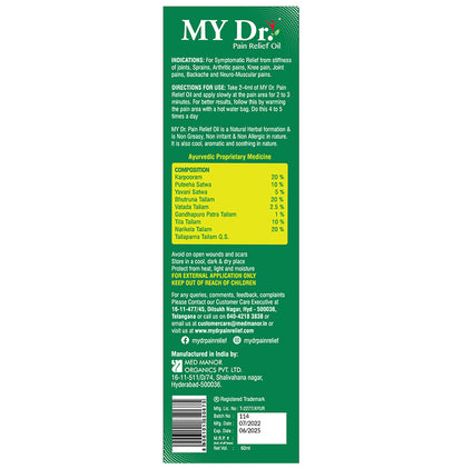 MY Dr Combo Pack of Pain Relief Oil 60gm & Cream 60gm