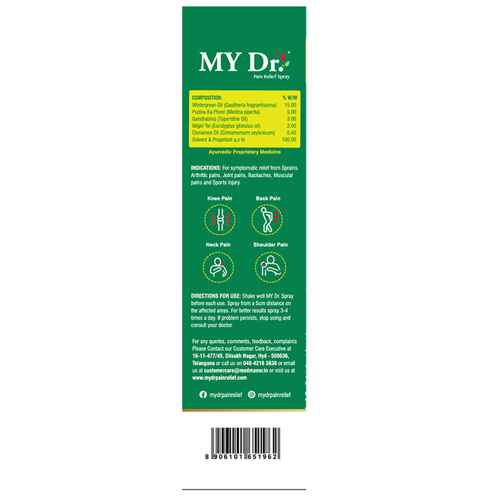 MY Dr Pain Relief Spray (60gm Each)