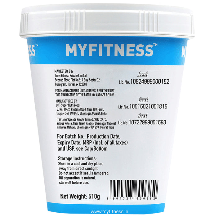 My Fitness Butter Peanut Original Smooth