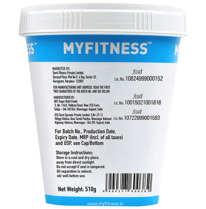 My Fitness Butter Peanut Original Smooth