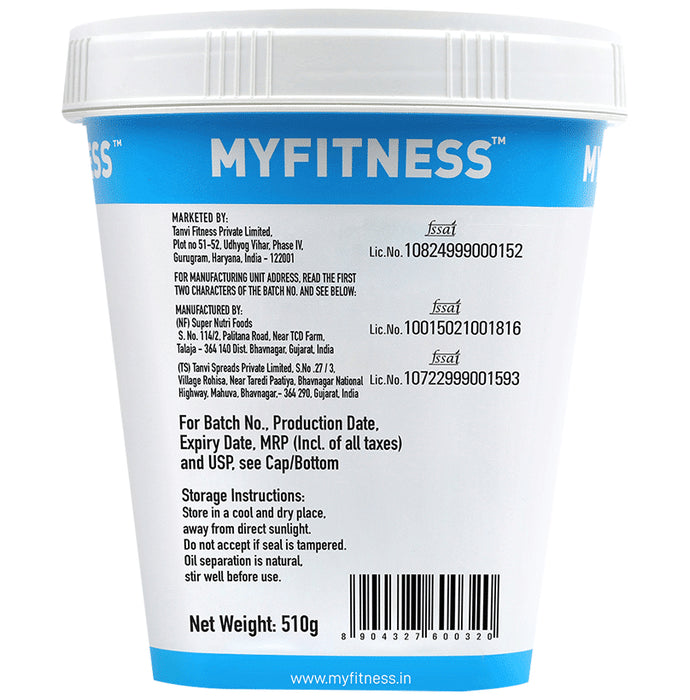 My Fitness Peanut Butter Natural Smooth