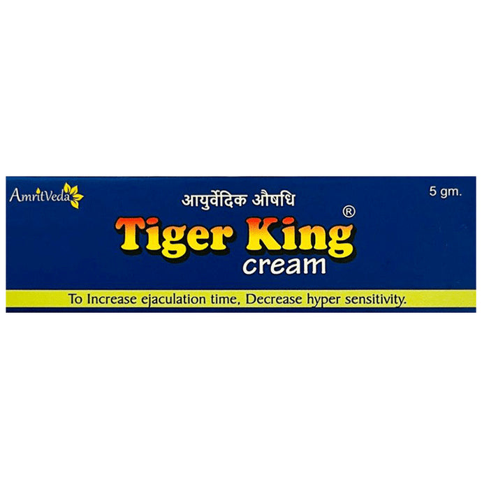Amrit Veda Tiger King Cream for Men | Helps Reduce Hypersensitivity - Classic Derma