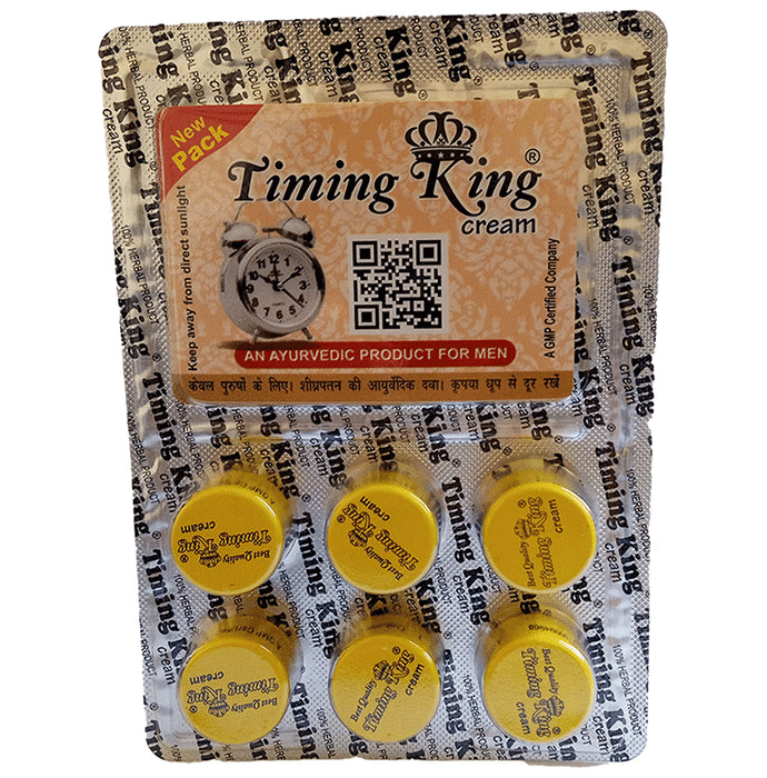 Amrit Veda Timing King Cream (1.5gm Each) - Classic Derma