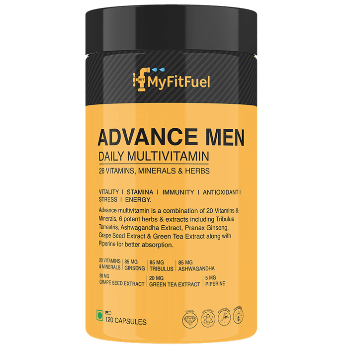 MyFitFuel Advance Men Daily Multivitamin Capsule - Classic Derma