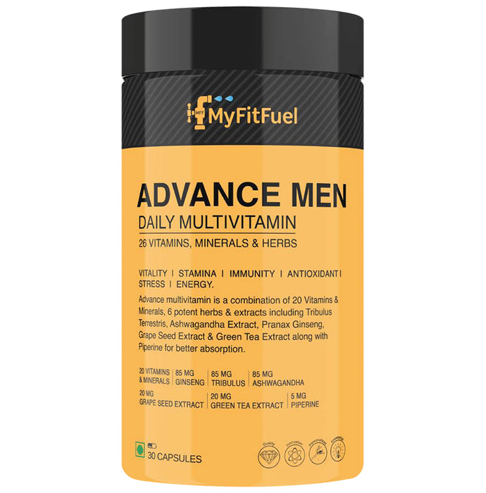 MyFitFuel Advance Men Daily Multivitamin Capsule - Classic Derma