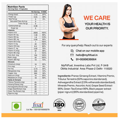 MyFitFuel Advance Men Daily Multivitamin Capsule