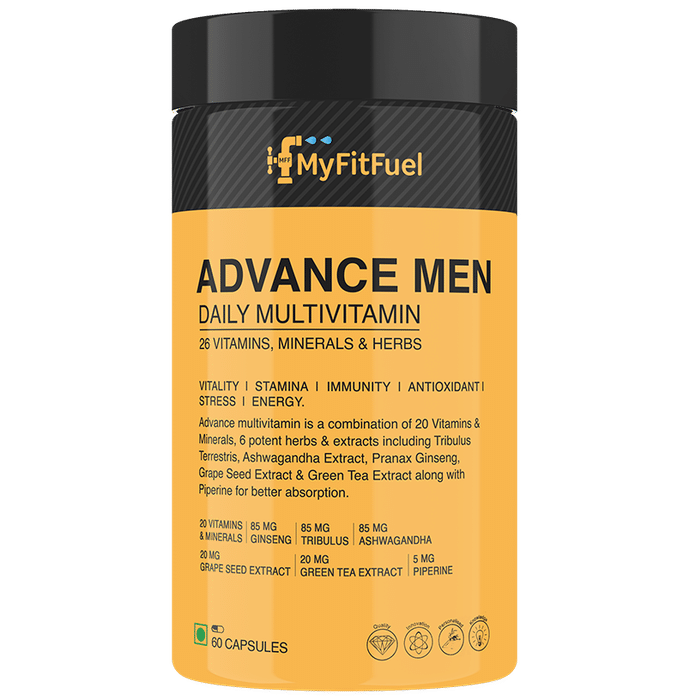 MyFitFuel Advance Men Daily Multivitamin Capsule - Classic Derma