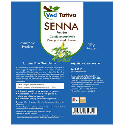 Ved Tattva Senna Cassia Angustifolia Powder