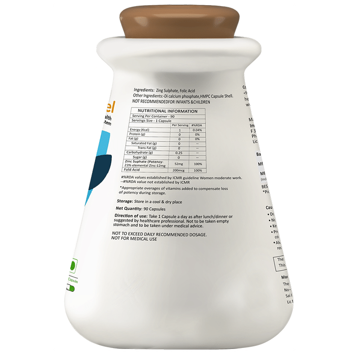 MyFitFuel Zinc + Folic Acid Capsule