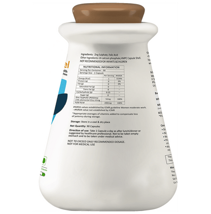 MyFitFuel Zinc + Folic Acid Capsule