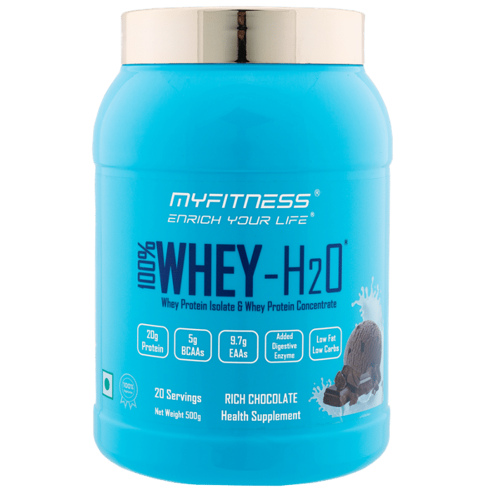 Myfitness 100% Whey-H2O Rich Chocolate - Classic Derma
