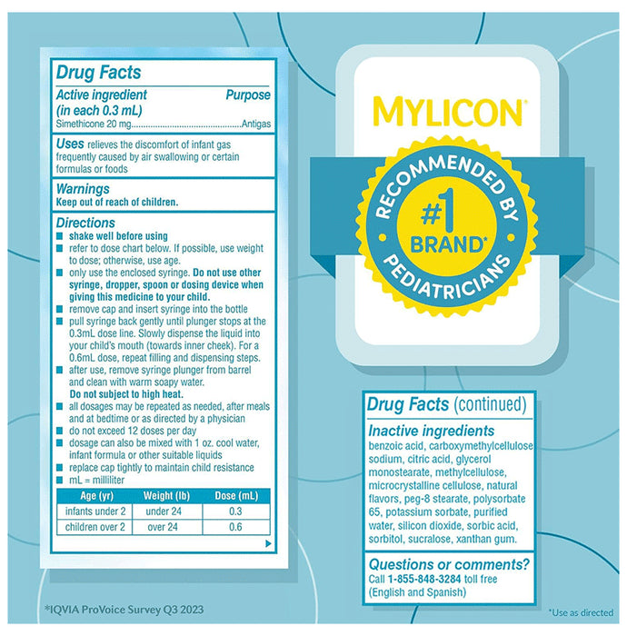 Mylicon Infants Gas Relief Drops