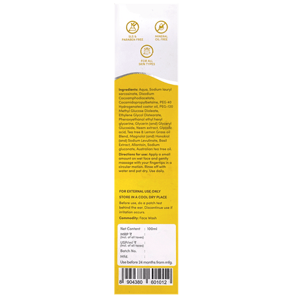 Mylo Tea Tree Face Wash
