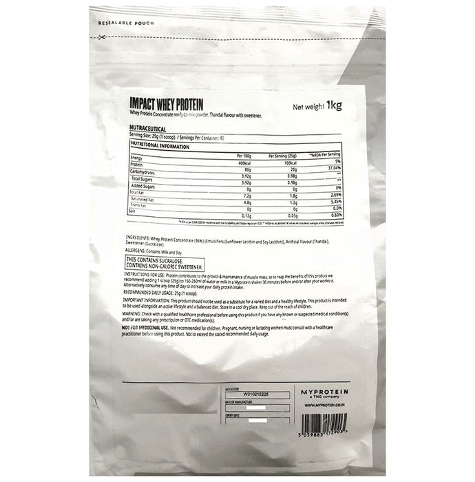 Myprotein Impact Whey Protein Mango