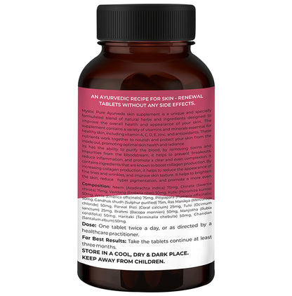 Mystic Pure Ayurveda Skin-Renewal Tablet