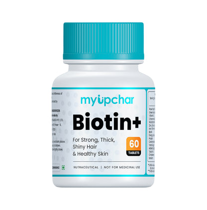 Myupchar Ayurveda Anti Hairfall Kit of Biotin + Tablet (60) & Amla Juice (1000ml)