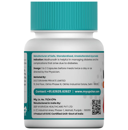 Myupchar Ayurveda Madhurodh Extracts Based Vegan Capsule
