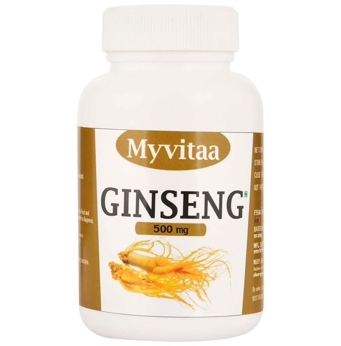 Myvitaa Ginseng 500mg Capsule - Classic Derma