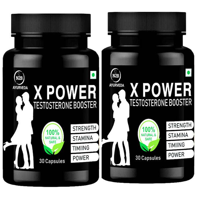 N2B Ayurveda X Power Testosterone Booster - Classic Derma