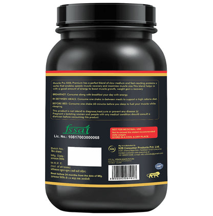N2B Insta Muscle Mass Gainer XXXL Premium Powder Chocolate