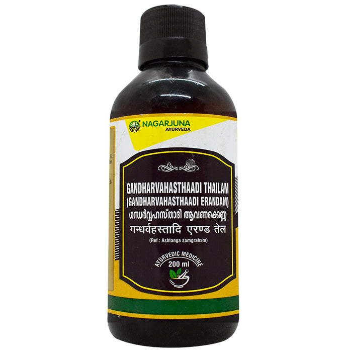 Nagarjuna Ayurveda Gandharvahasthaadi Erandam Thailam - Classic Derma