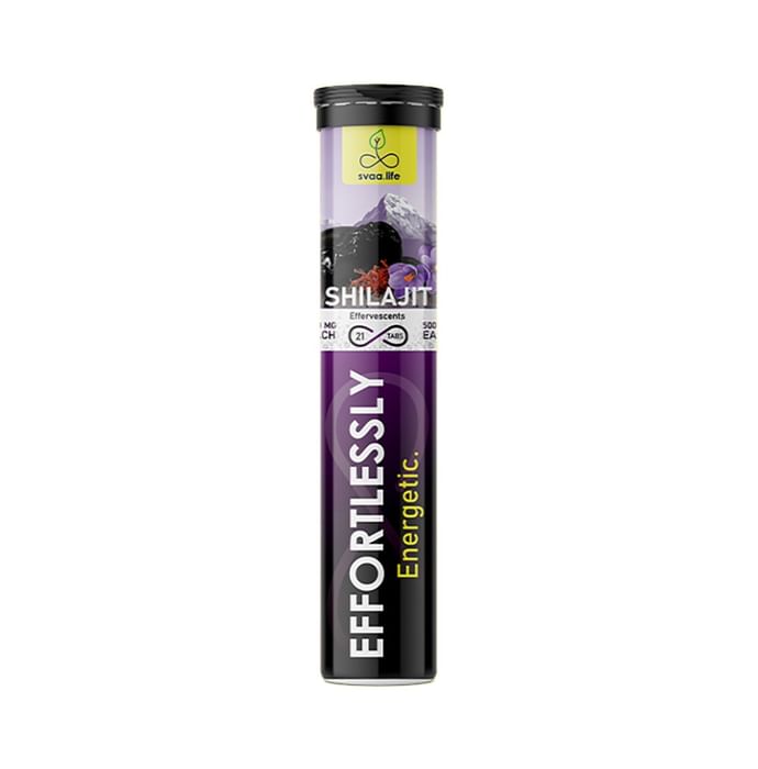 Svaa.Life Effortlessly Energetic Shilajit Effervescent Tablet (21 Each) - Classic Derma