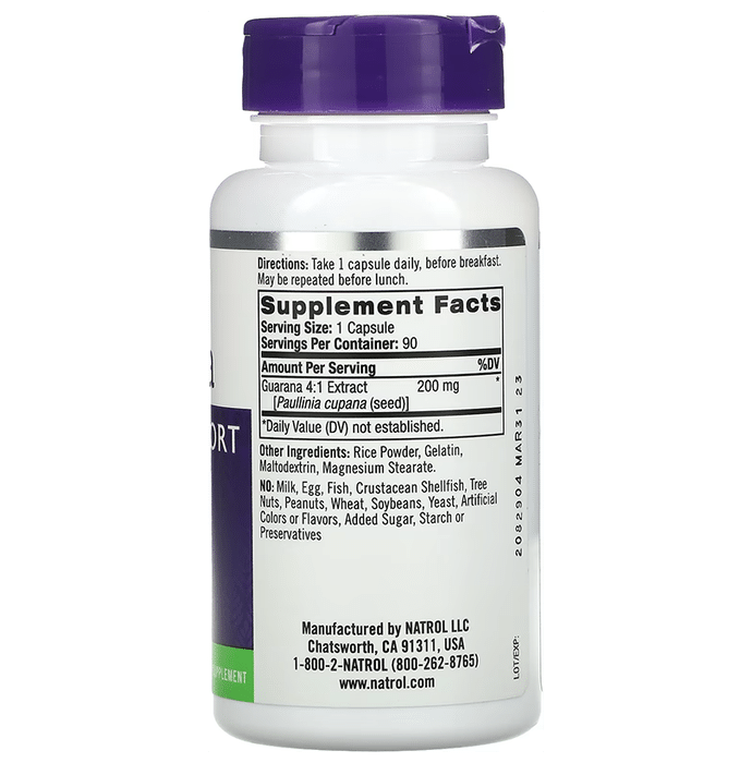Natrol Guarana Energy Support Capsule