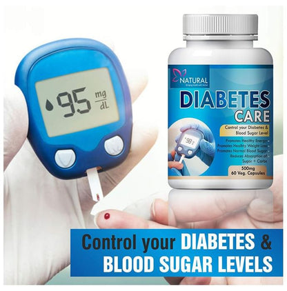Natural Diabetes Care 500mg Veg Capsule