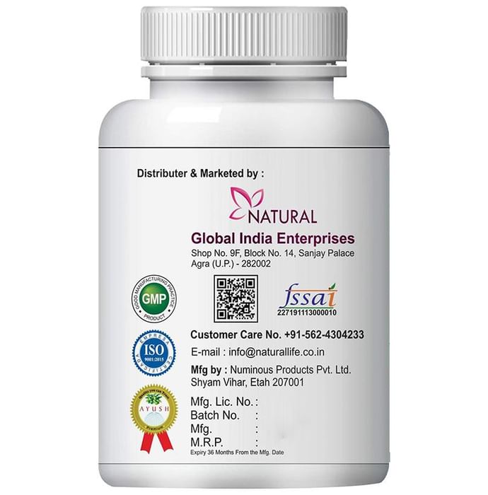 Natural Hair Care 500mg Veg Capsule