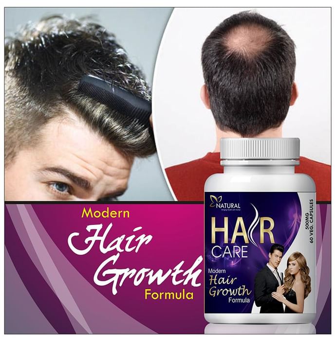 Natural Hair Care 500mg Veg Capsule