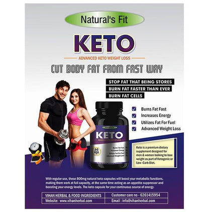 Natural's Fit Keto 800mg Capsule