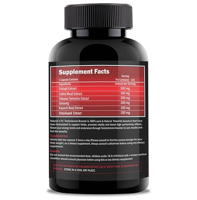 Natural's Fit Testosterone Booster 1000mg Capsule