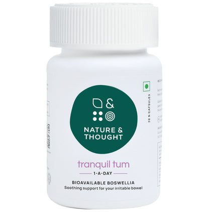 Nature & Thought Tranquil Tum Boswellia Capsule | Soothing Support for Irritable Bowel - Classic Derma