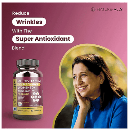 Nature Ally Multivitamin Gold Advance Women 50+ Tablet