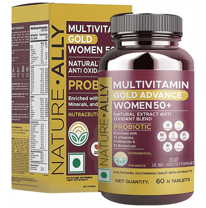Nature Ally Multivitamin Gold Advance Women 50+ Tablet - Classic Derma