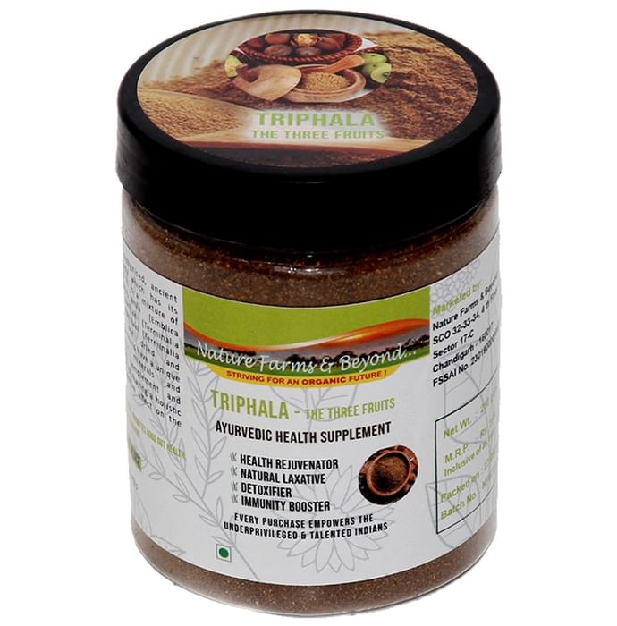 Nature Farms & Beyond Triphala- The Three Fruits Powder - Classic Derma