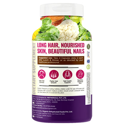 Nature Life Nutrition Plant Based Biotin 10000mcg Vegetarian Capsule